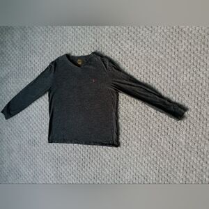 Polo Ralph Lauren Black T-shirt Large, Long sleeve, Like New